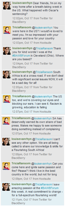 Conversation with Louise